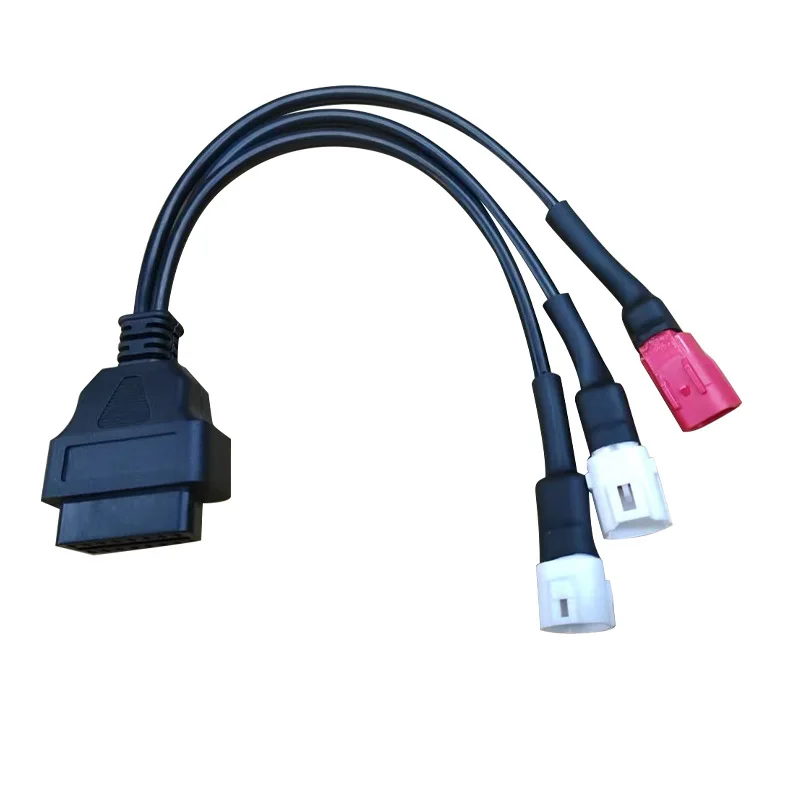 

Мотоциклетный разветвитель OBD2, 3-контактный 4-контактный диагностический кабель-адаптер для Honda Yamaha
