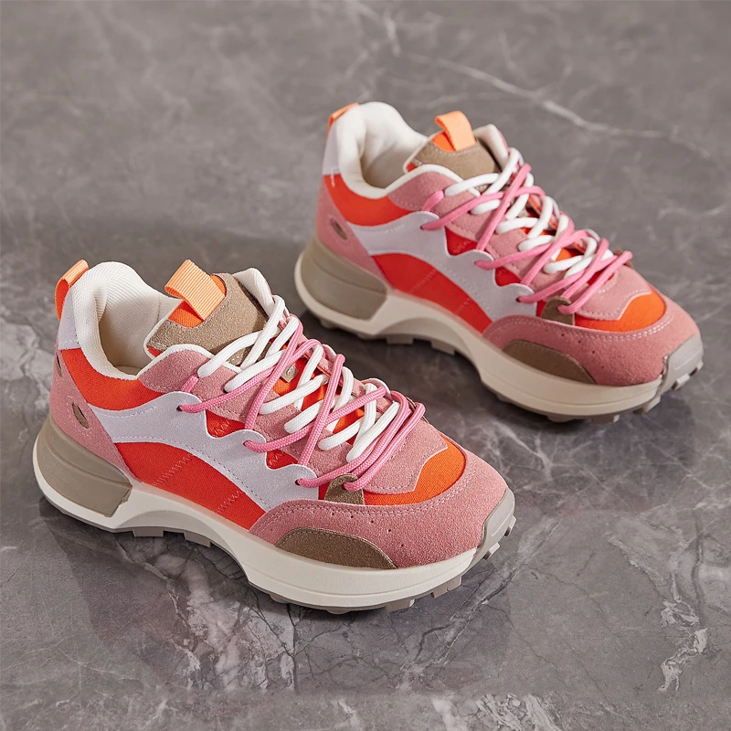 

Trend Orange Women Golf Sports Shoes New Cool Lady Outdoor Grass Leisure Golfing Trainers Comfortable Girls Walking Shoes