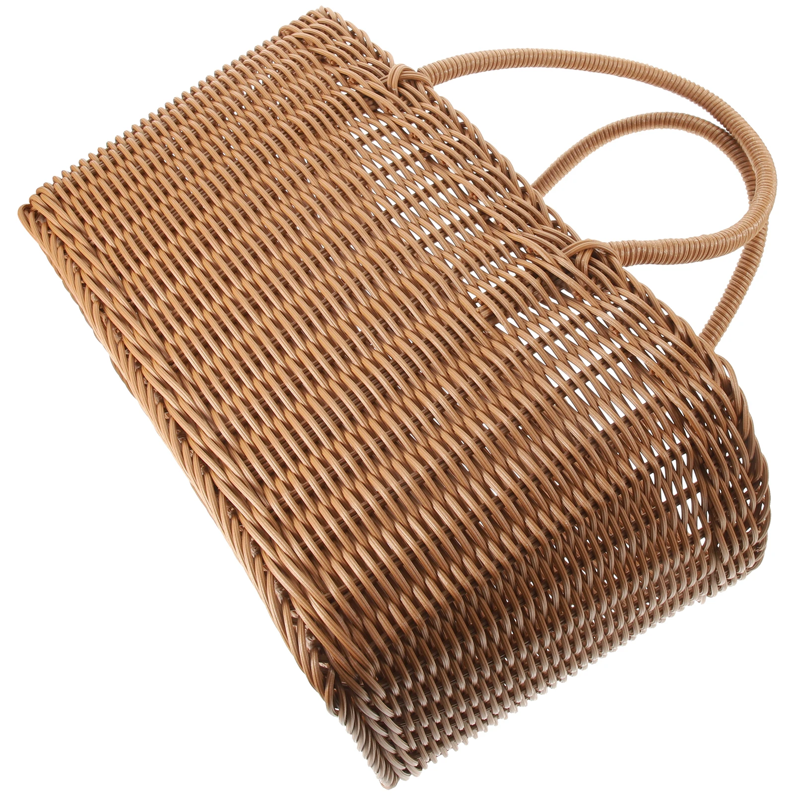 

1Pcs Multipurpose Storage Basket Modern Farmhouse Design Handmade Home Decorative Container for Fruits Snacks Sundries