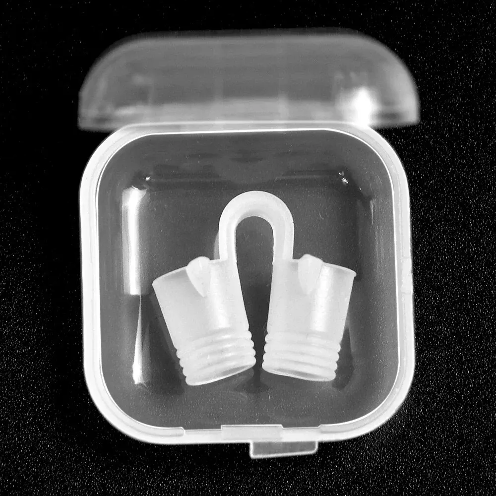 Anti Snoring Nasal Dilator Silicone Mini Sleep Aid Relieves Smooth Nasal Passage Breathing Ventilates Nasal Clip Health Device