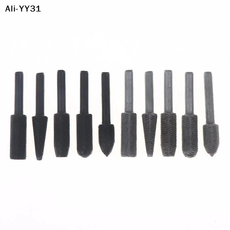 

【E31】5pcs Premium Burr Set - High-Speed Cutting, Wood Carving, Rotary Rasp Drill Bit Files For Woodworking, Carpentry, Engrav