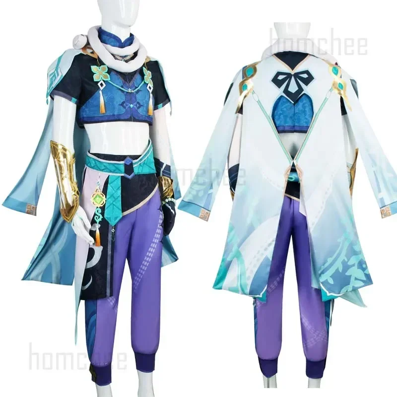 HomChee COS Impact Baizhu Cosplay Costume Wig Party Comic With Shopping Mall Full Set Cosplay Costumes For Men