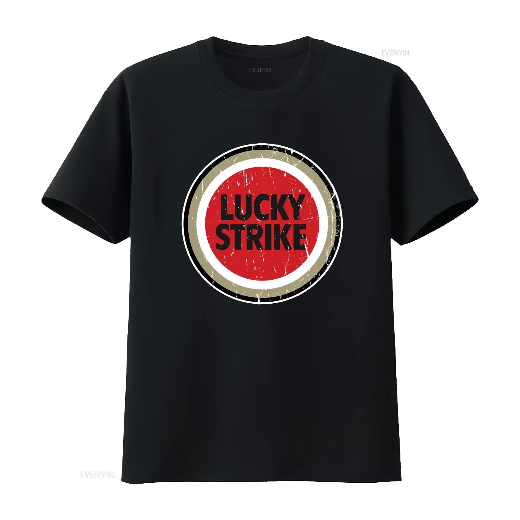 Lucky Strike Cigarettes Tobacco Smoking Vintage T Shirt New vintage Washed Stretched streetwear designer clothes graphic