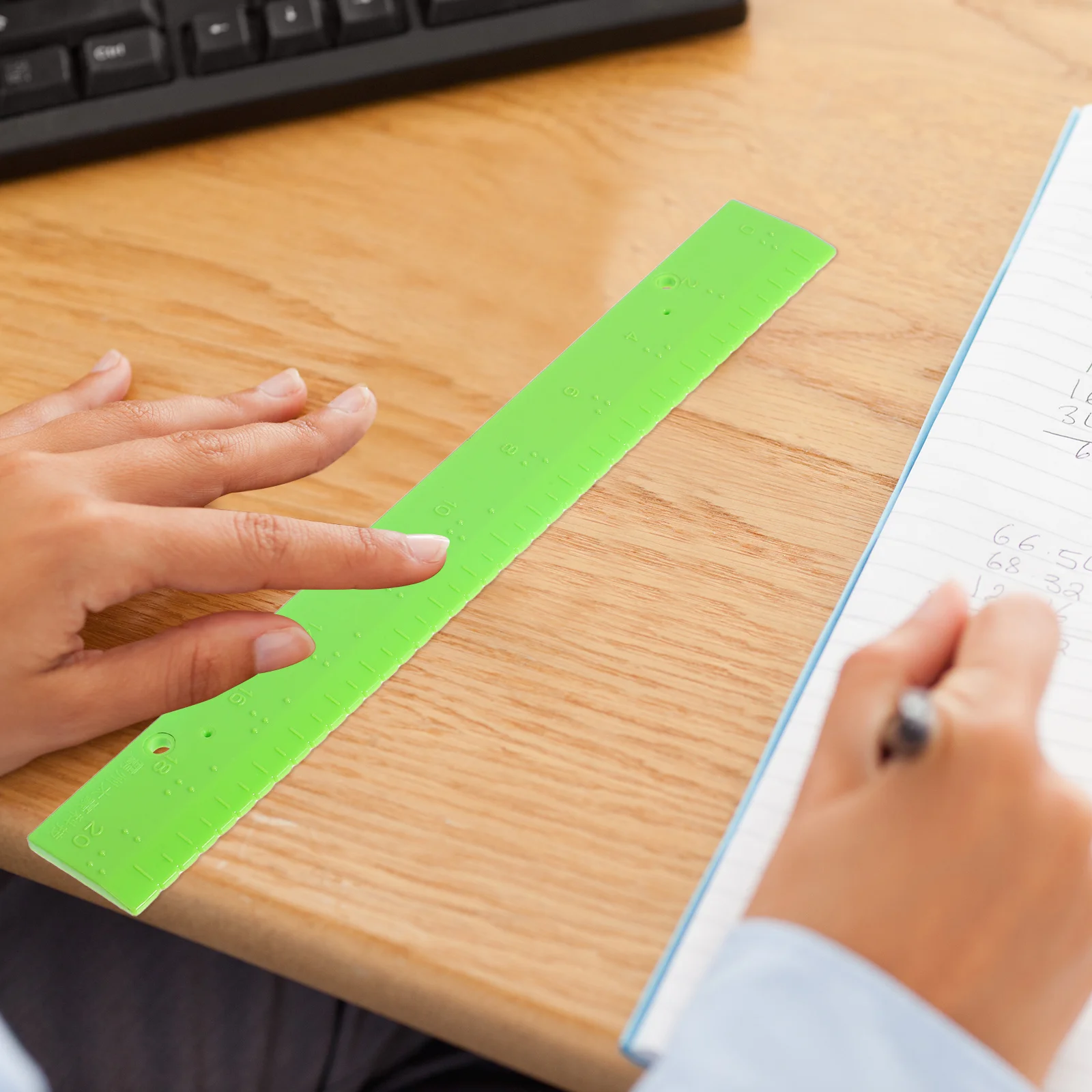 

Blind Person Learning Ruler Tactile Measuring Tool High Precision Straight Ruler for Blind People Measurement Aid