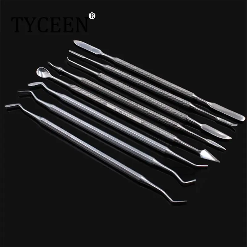 

1pcs Dental Stainless Steel Cement Powder Spatula Mixing Knife Wax Scoop Carving Knife Composite Resin Filling Tool Instrument