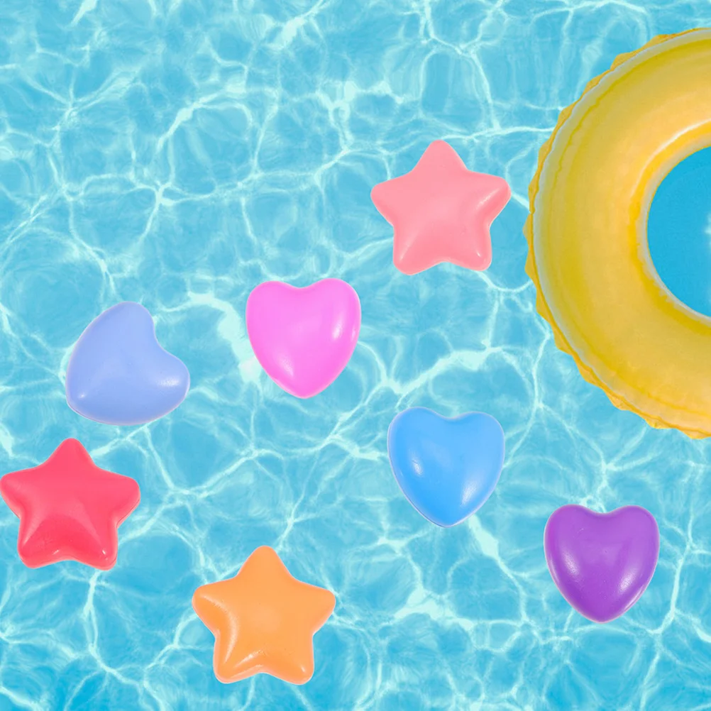 200個入り キッズプレイボール プラスチック製オーシャンボールピット 室内プレイペンセット 耐圧性 ハート・星型 子供の遊び時間に最適