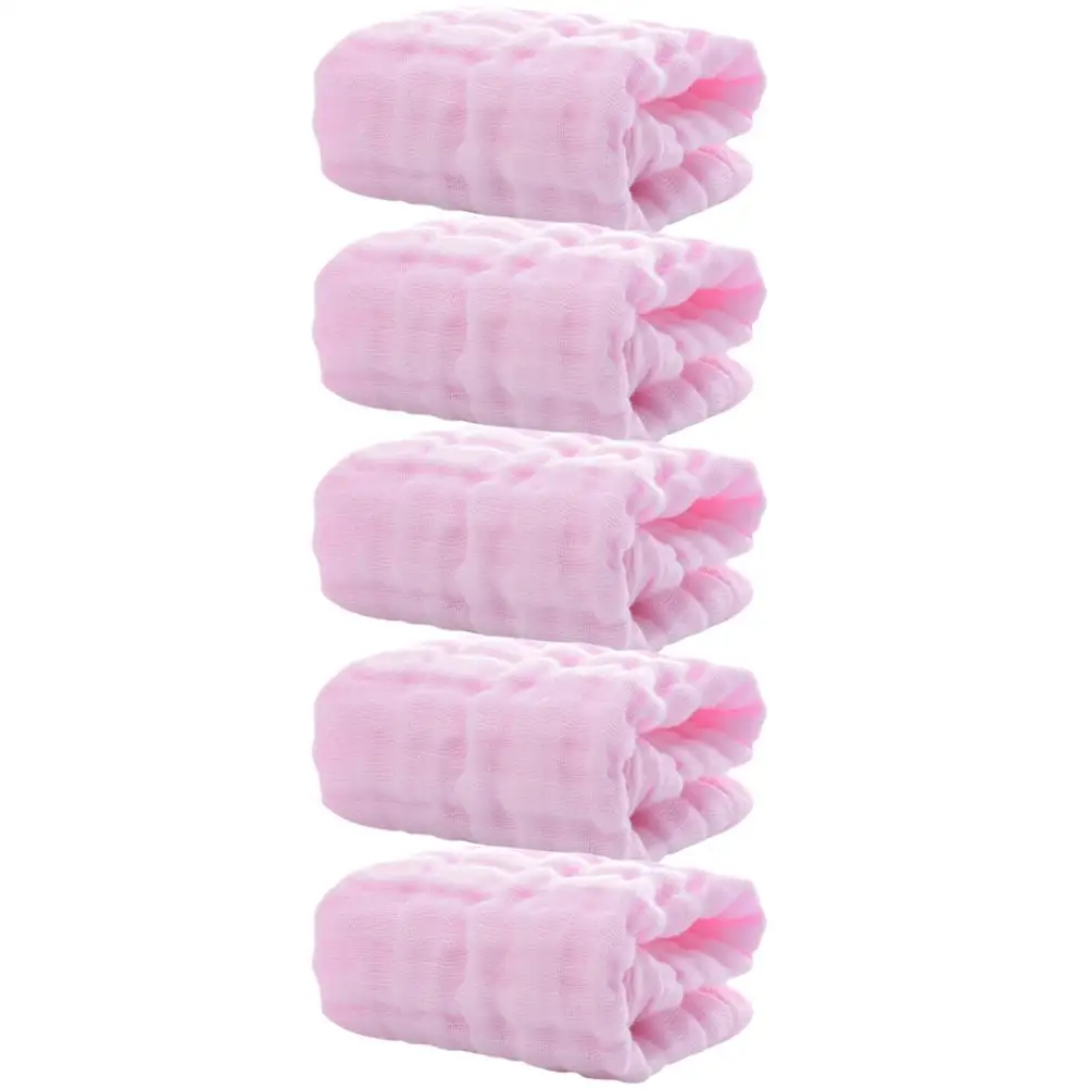 

5 Pcs Pure Towel Washcloth Baby Hand Washcloths Muslin