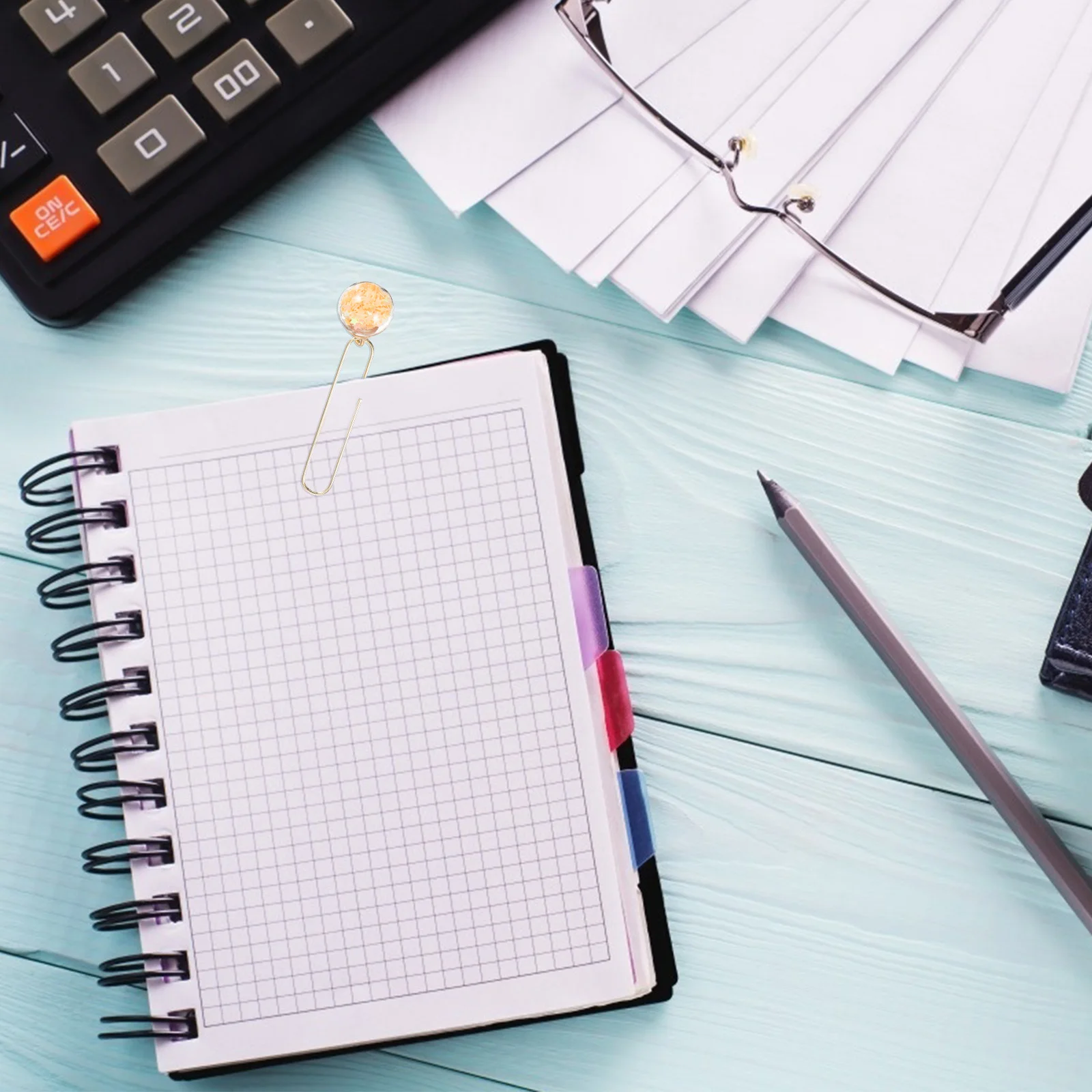 5pcs Bookmarker Paper Clips Creative Metal Organizing Clips For Office School Home Document Memo Holders Files Clamps