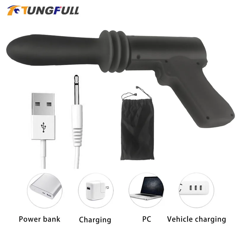 Cordless USB Charging Automatic Reciprocating Mechanism Vibration Motor Telescopic Linear Actuator Portable Fully