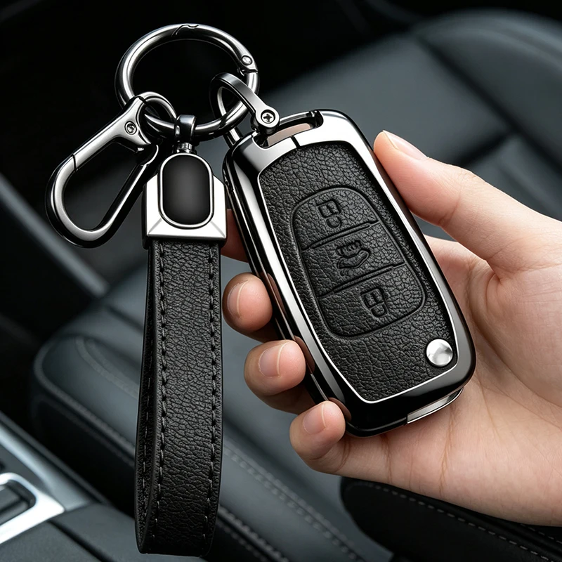 2 3 button Car Key Case Cover For Kia K2 K5 Rio 3 Picanto Ceed Cerato Sportage For Hyundai i20 i30 ix20 ix25 35 Metal Shell