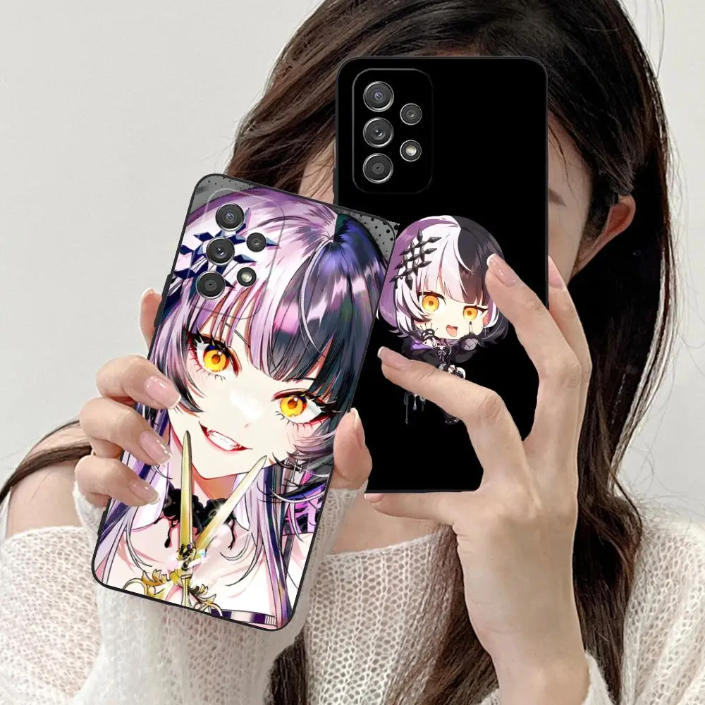 Holo Shiori Novella Phone Case for Samsung Galaxy M55 54 42 35 34 33 32 23 22 15 14 13 12 F55 5G Soft TPU Shockproof Cover