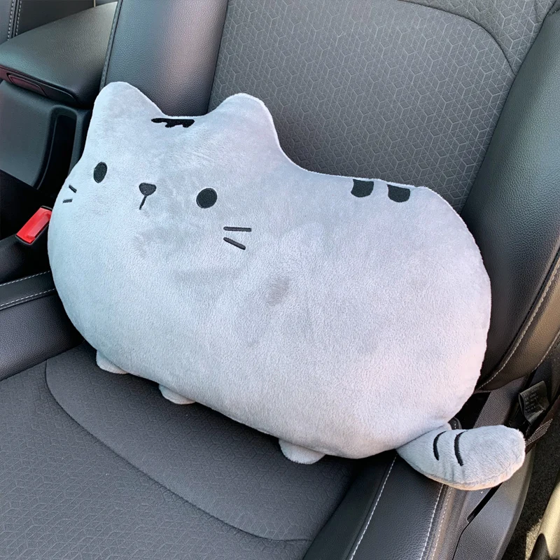 Cartoon Cute Cat Four Seasons Universal Car Inteiror Ornament Car Waistpilow Neck Pillow Headrest Pillow