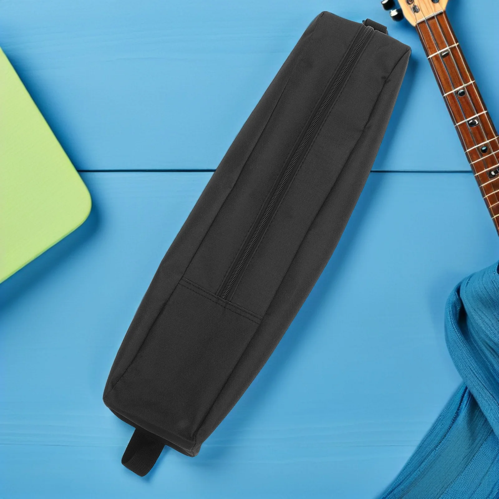 حقيبة تخزين ثلاثية القوائم للكاميرا من قماش أكسفورد حقيبة حمل شديدة التحمل للأضواء والميكروفونات وحامل الموسيقى باللون الأسود #6