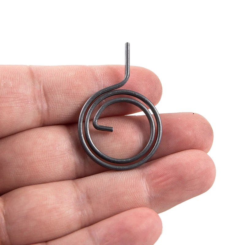 Neue 3-teilige Feder für Türgriff, Innengriff, Reparaturspule, Spindelschloss, Torsionsfeder, Flachdraht