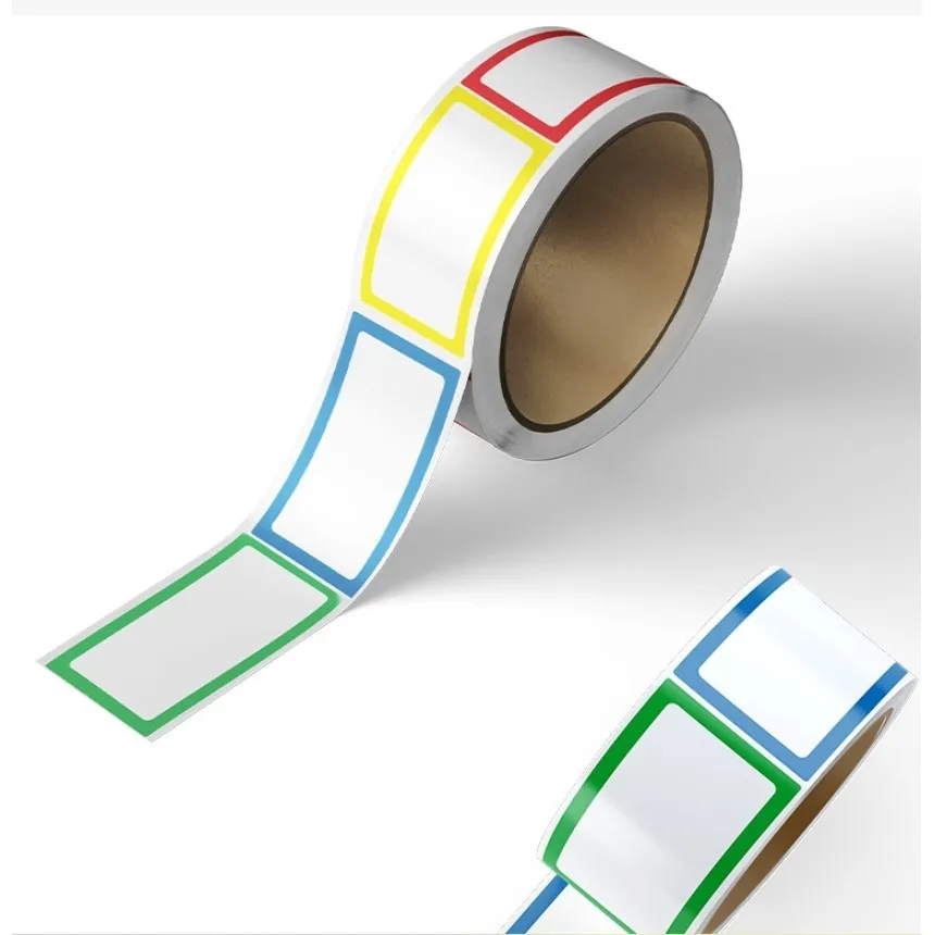 250pcs Stickers Colorful Label Stickers Waterproof Removable Self-Adhesive Handwritten Blank Name Stickers Index for Labeling