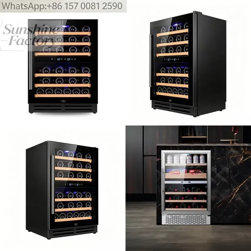 Embedded Wine Cabinet, Household Constant Temperature Wine Cabinet, Living Room Small Dual Temperature Compressor