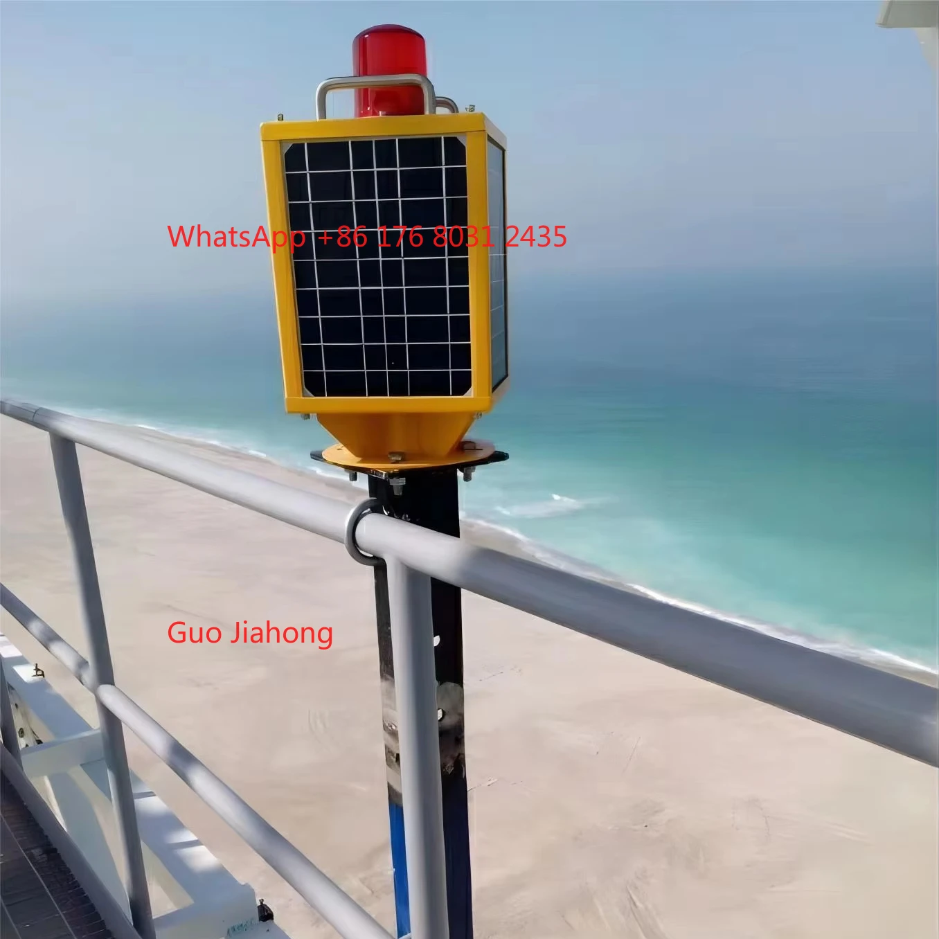 

L-810 Steady-burning Red Obstruction Light Built-in Solar Cell and Gel Battery Solar Obstruction Warning Light