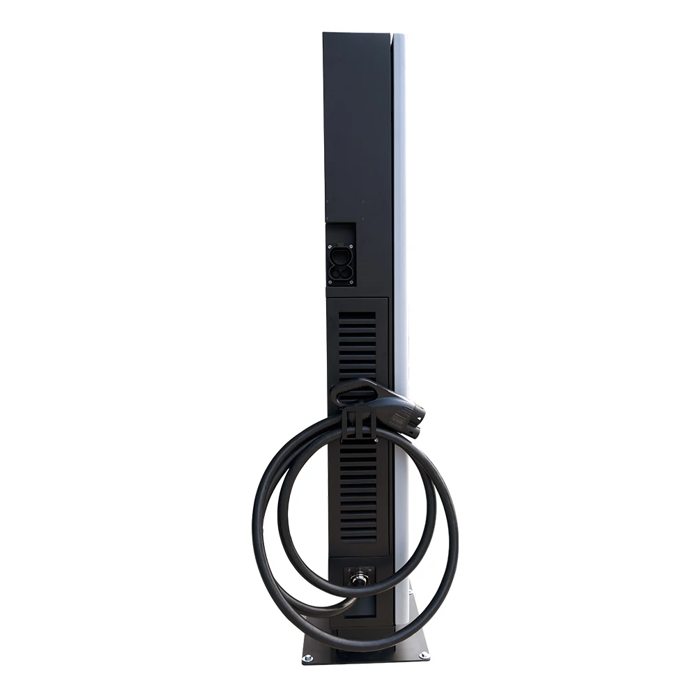 Chademo Ccs Fast Charging Advertisement Screen 60kw Ev Car Charging Station Machine