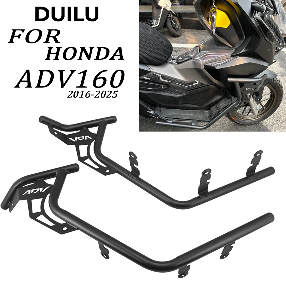 For HONDA ADV160 2021-2024 Motorcycle Crash Bar Anti-fall Engine Guard Protector Motorcycle Body Protector Accessories ADV 160
