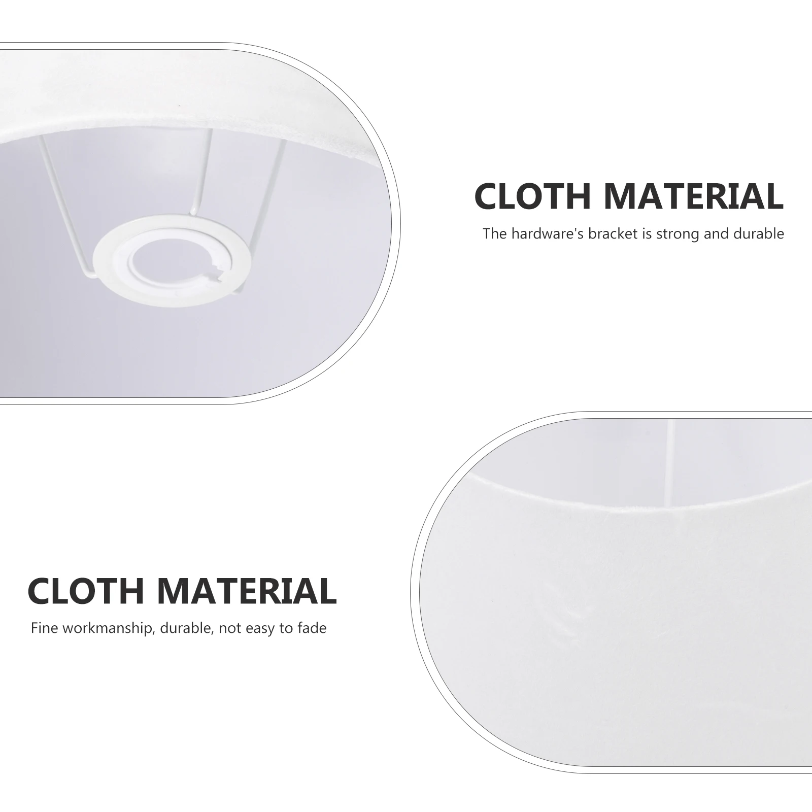 

Fashion Table Lamp Shade Durable Cloth Lampshade Simple Bedside Light Cover Decorative Home Light Shell Protector For Bedroom