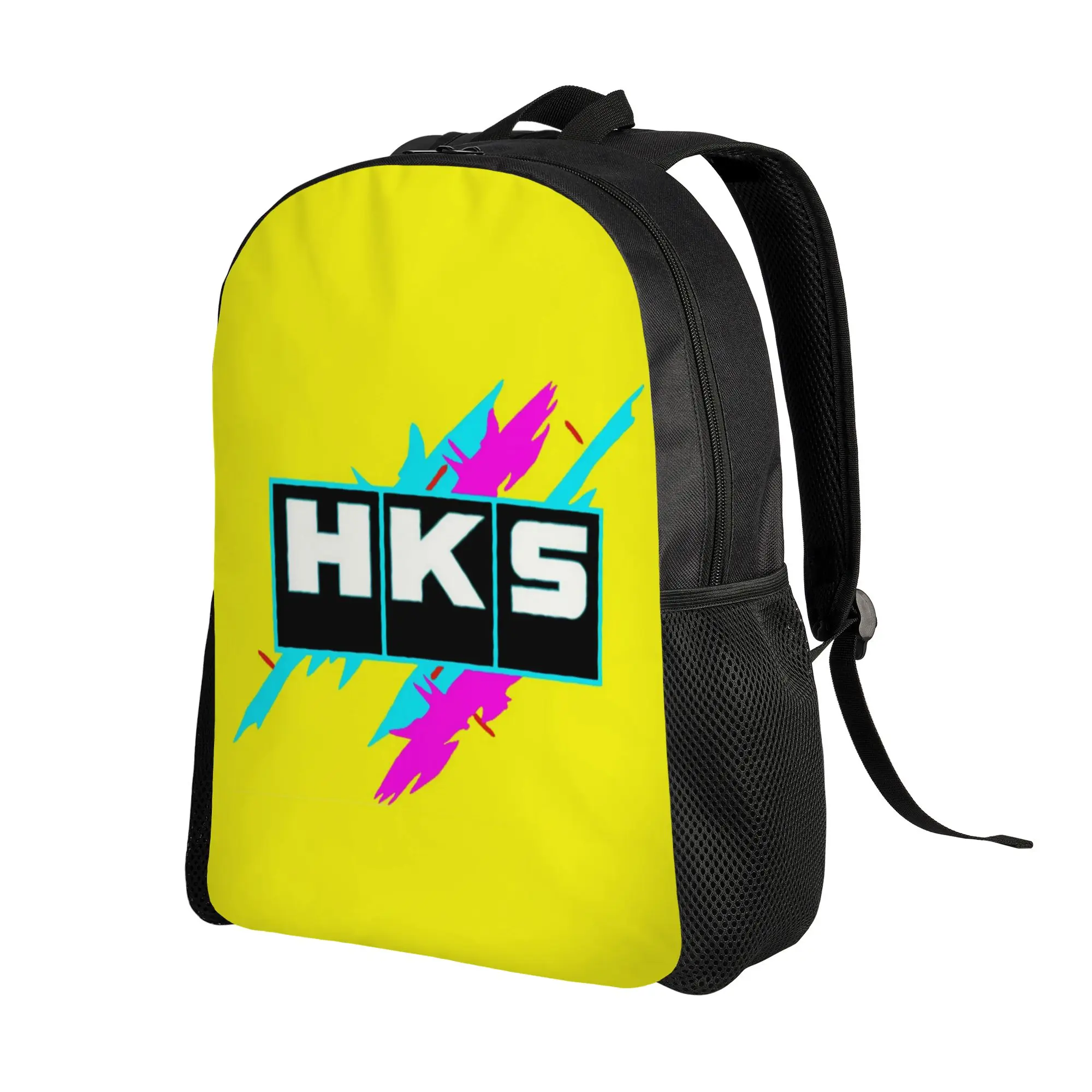 Custom 3D Print H-HKSES Race Rally Power Backpacks for Girls Boys  School College Travel Bags Men Bookbag Fits 15 Inch Laptop