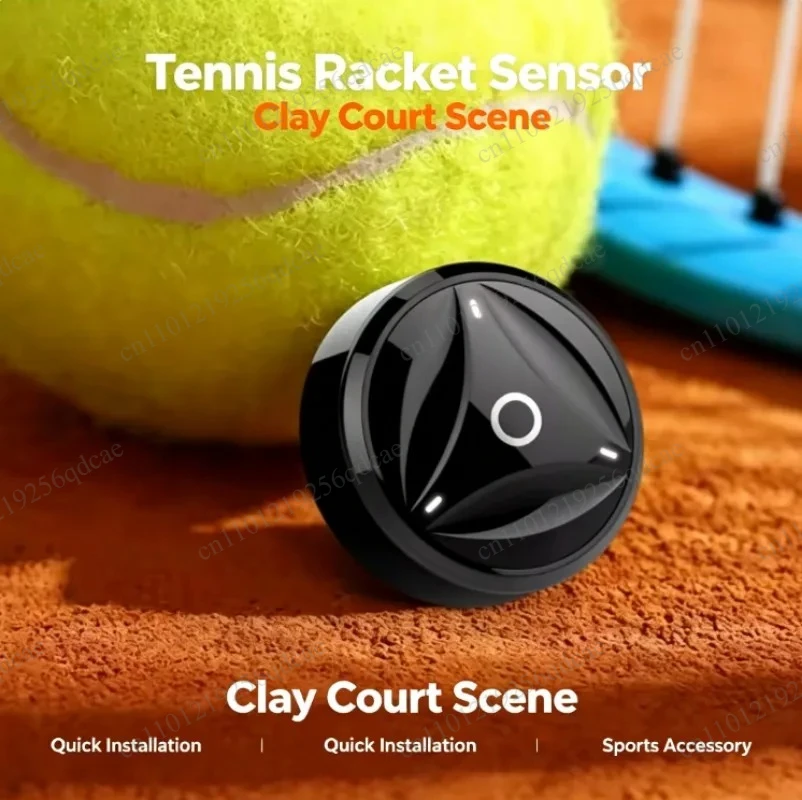 Smart Tennis Racket Sensor Single-swing Racket Sensing Serve Ball Speed Measurement Movement Recognition Training Tracking Analy
