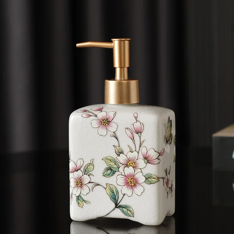 

Флакон для лосьона в американском стиле, керамический, для отелей и салонов красоты, для лосьона для рук, крема для рук, с дозатором-помпой