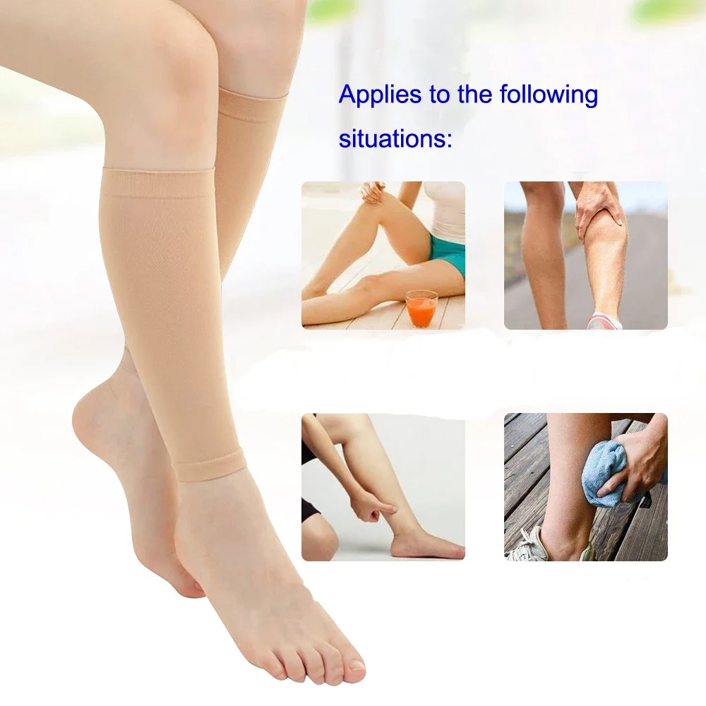 1 Pair Medical Stocking Elastic Varicose Veins Calf Socks Fatigue Relief Venous Pressure Pants Leg Sock Vein Relax Slimming Leg