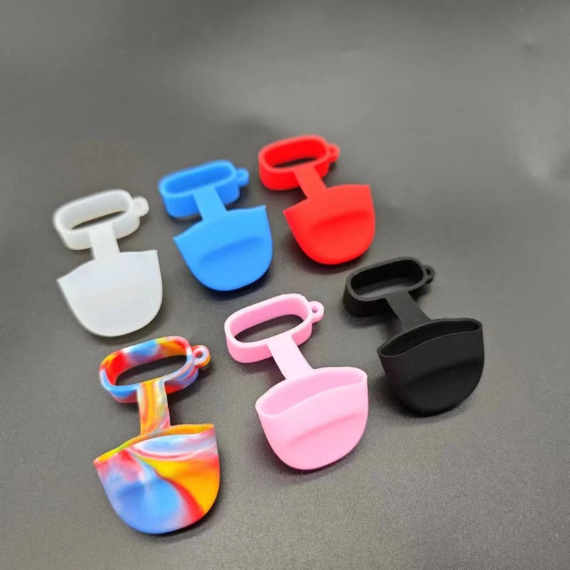 Lanyard O Ring Non-slip Hanging Ring Anti-drop Silicone Rubber Ring Cover Anti Portable Silicone Ring Dust Cover