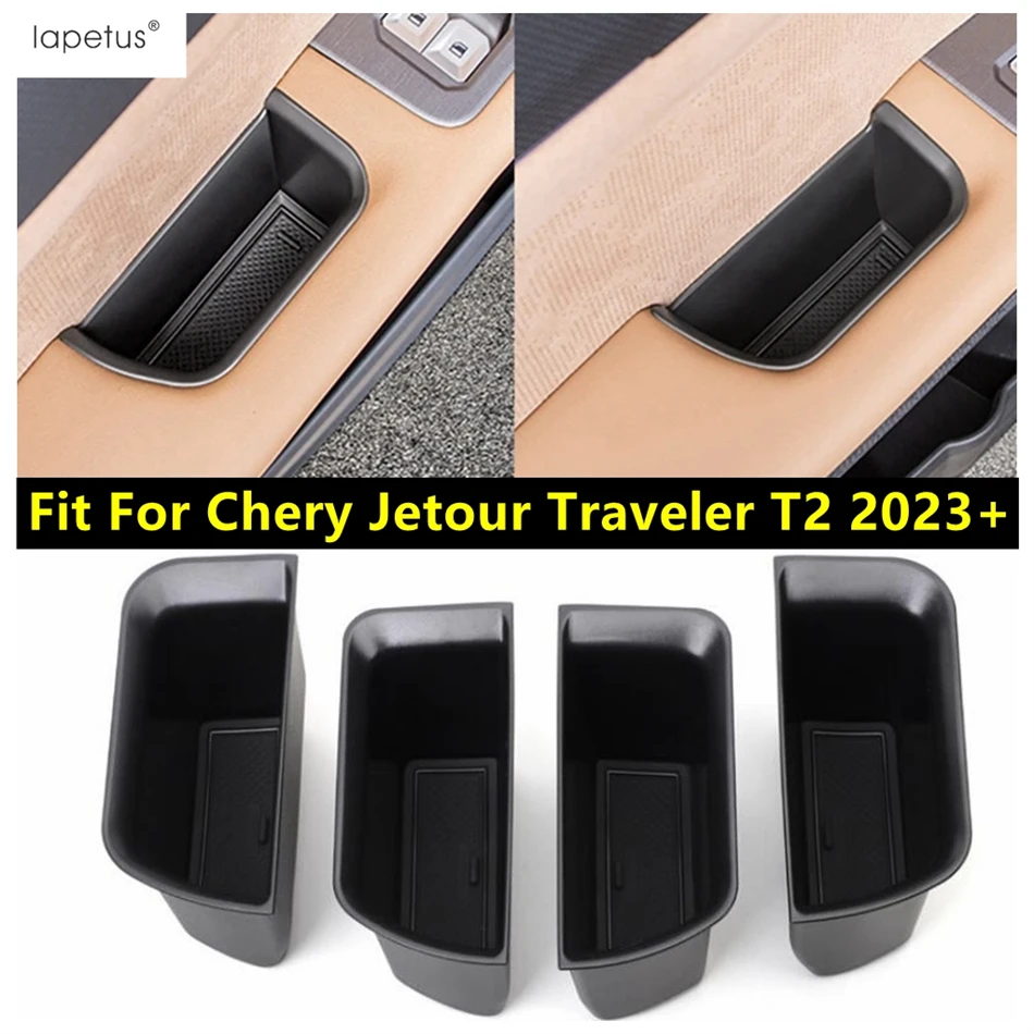 

Car Front Rear Door Storage Box Container Organizer Holder Tray Accessories Interior For Chery Jetour Traveler T2 2023 2024 2025