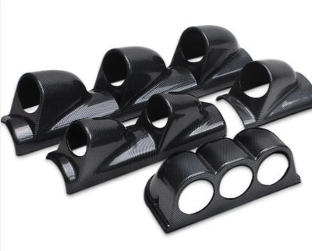 

2.5-Inch water temperature instrument frame, speed instrument cover, carbon fiber car modified instrument seat A-pillar seat