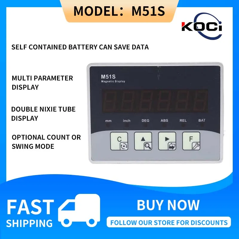 Displacement sensor Magnetic ruler Digital display table Machine tool lathe boring machine milling machine wire cutting machine