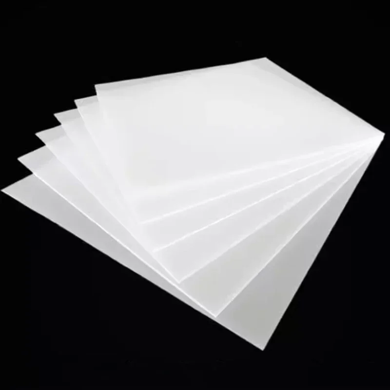 2-5pcs White Polypropylene Board Thickness 2-10mm 100x100 100x200 150x150 200x200 210x297mm Food Grade PP Plastic Sheets Plate