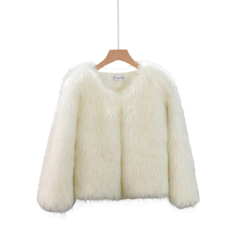 Imitation Raccoon Hair Warp Knitted Fur Coat Women's Short 2021 Winter New Fashion Ladies Xiaoxiangfeng Fox Fur Coat