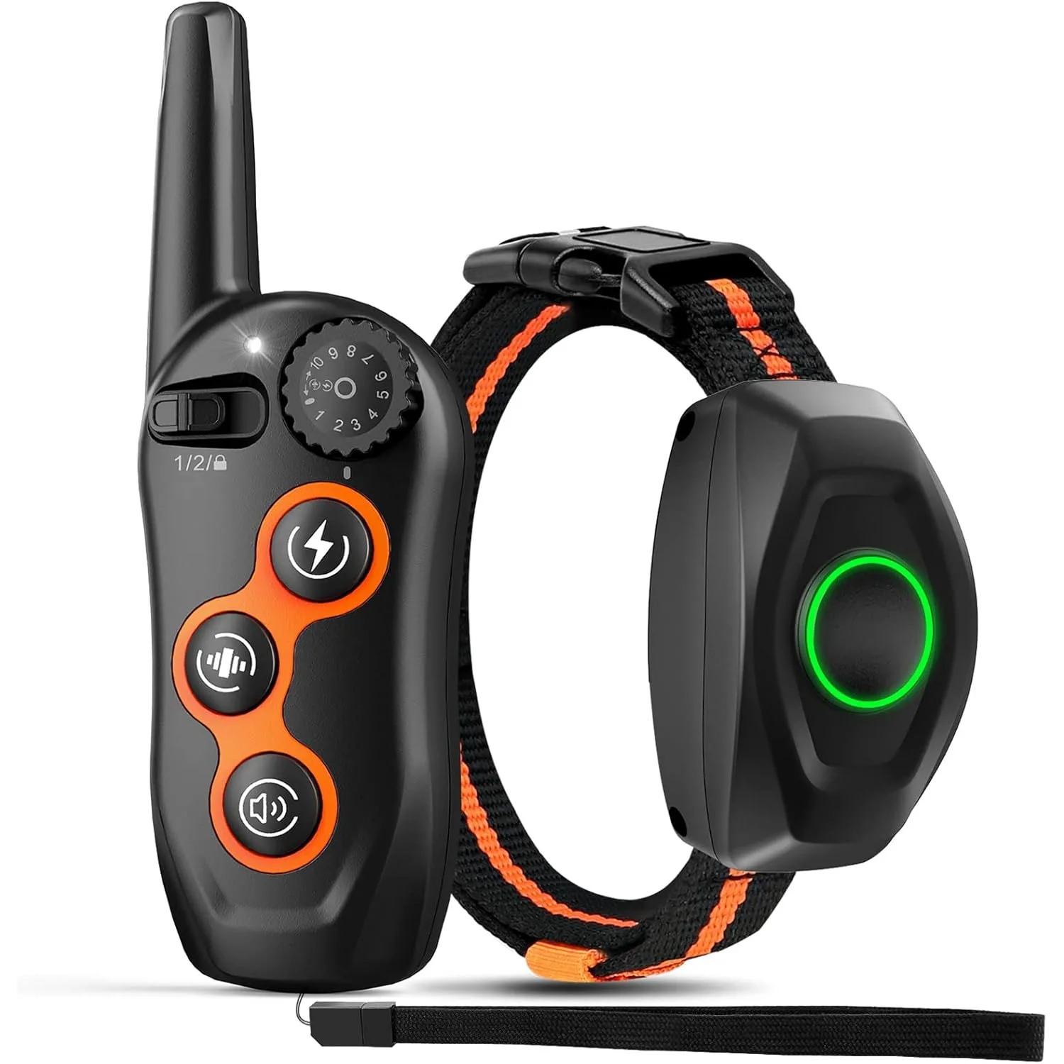 Dog Training Collar Waterproof IPX7 Shock Collar with Remote 1300ft Range 3 Modes Beep Vibration Shock for Small Medium Large