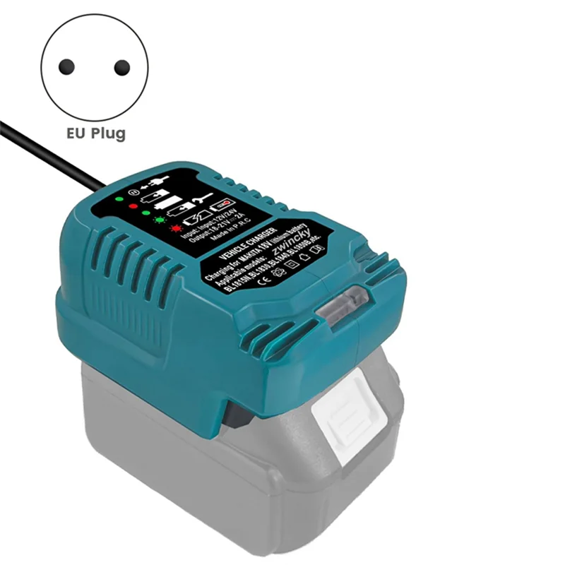 AB47-แบบพกพา Mini Battery Charger สําหรับ 18V Li-แบตเตอรี่สําหรับ BL1415 BL1420 BL1815 BL1830 BL1840 BL1860