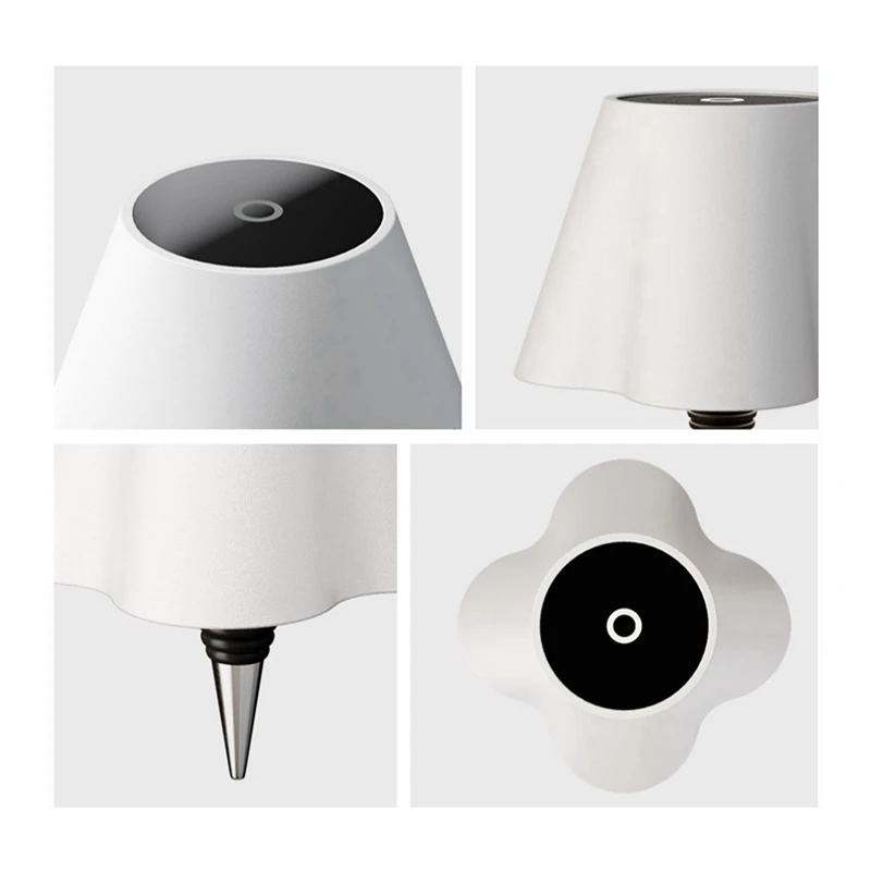 ABBN-Touch Control โคมไฟขวดไวน์ LED - โคมไฟตั้งโต๊ะไร้สาย 3 สีสําหรับห้องนั่งเล่น บาร์ ร้านอาหาร