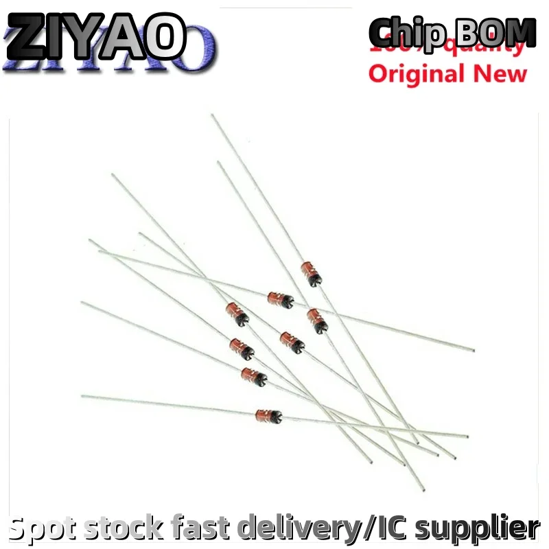100PCS 1N4148 DO-35 IN4148 Switching Diode FREE SHIPPMENT
