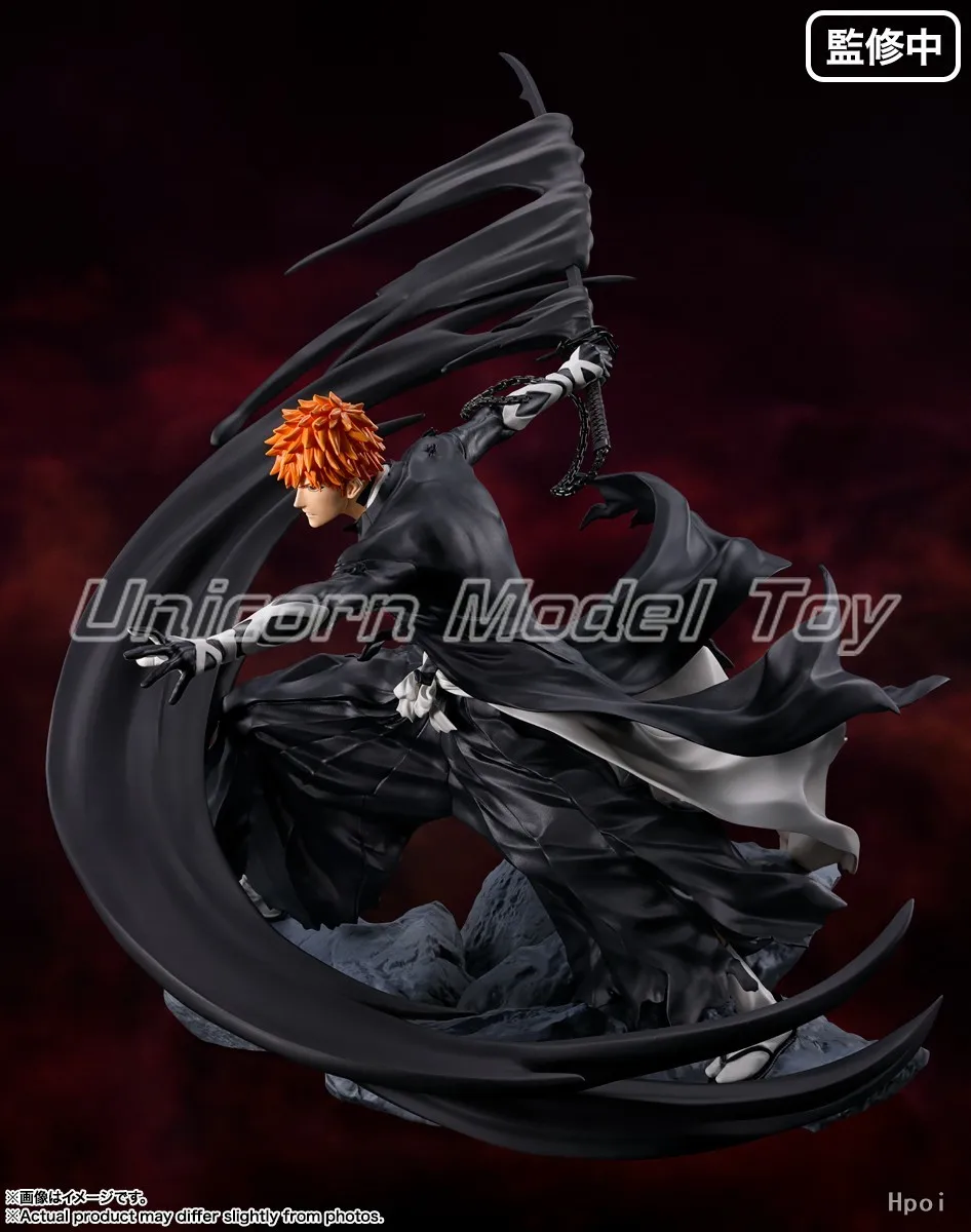 

【UA】BANDAI Figuarts ZERO Фигурка Курасаки Ичиго Шинигами из арки «Тысячелетняя кровавая война» — модель, игрушка, подарок