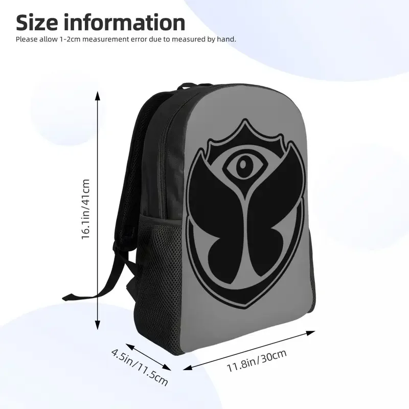 Customized Tomorrowland Travel Backpack  School Laptop Bookbag Belgian Electronic Music Festival College Student Daypack Bags