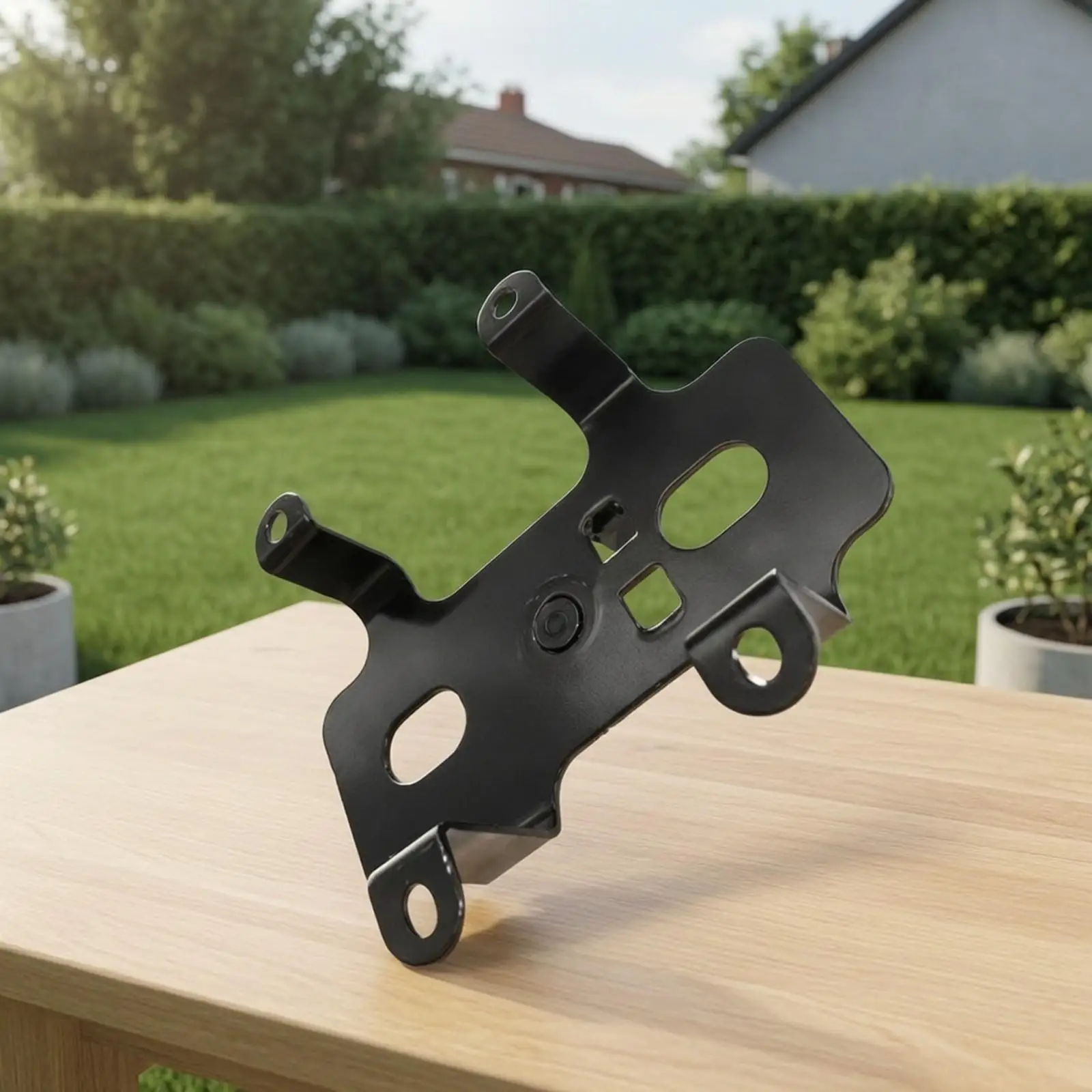Brush Cutter Mounting Bracket | Rigid Steel Construction, Matte, Trimmer Base Bracket, for Lawn Care Maintenance