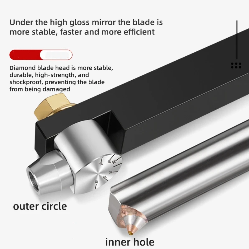Ferramenta de polimento espelho polimento torno rolo faca corte haste direção sdc rolo faca polimento lâmina r1.0 r2.0