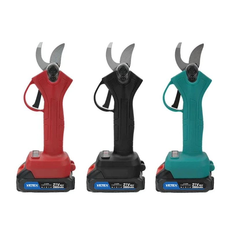 กรรไกรตัดแต่งกิ่งไม้ไร้สาย Vetex รุ่น PS-D-2125 แบบไร้แปรงถ่าน ใช้กับแบตเตอรี่ 21V สำหรับตัดแต่งกิ่งไม้ผลไม้