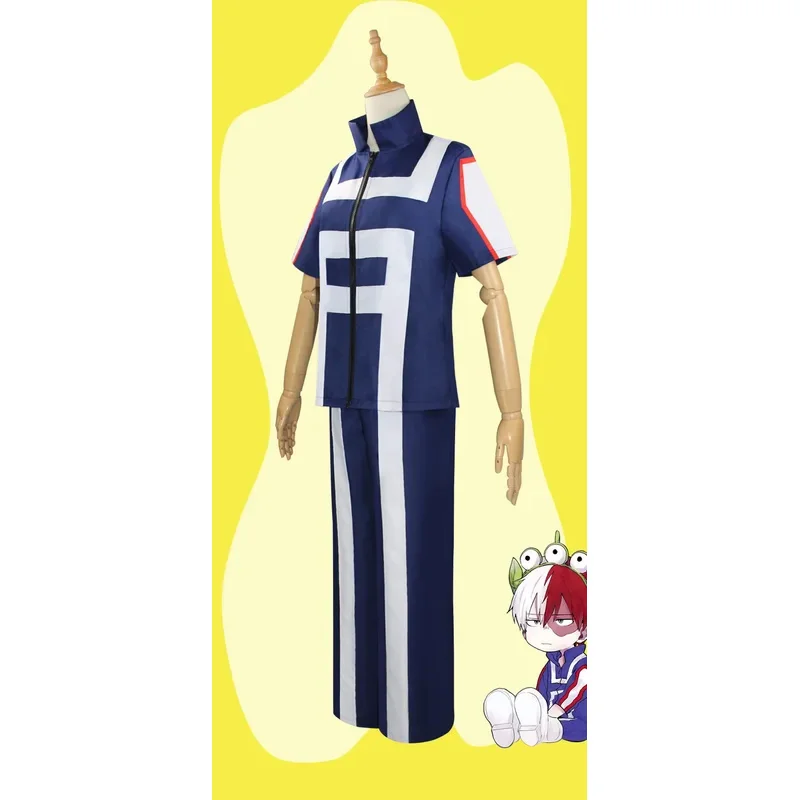 أنيمي بطلي الأكاديمية زي الرجال النساء زي مدرسي سراويل رياضية Midoriya Izuku Todoroki Shouto تأثيري حلي سم؛ 5