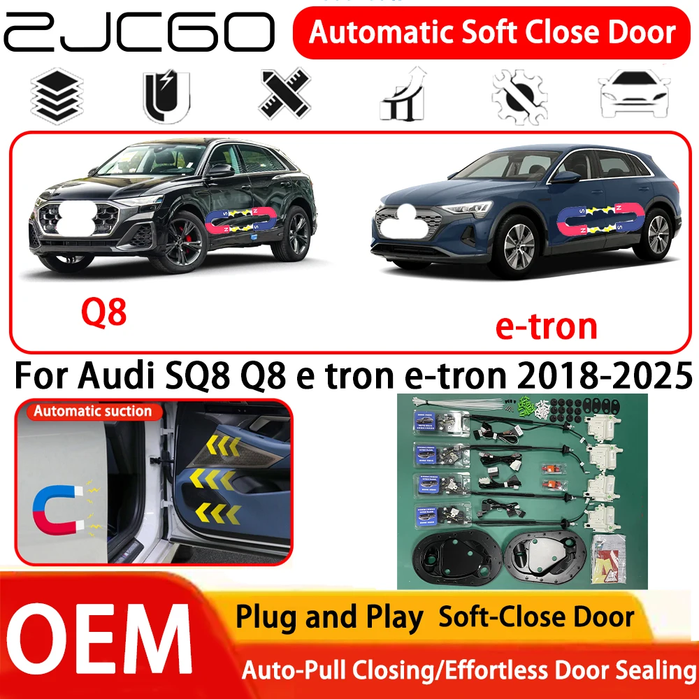 

Система автоматического мягкого закрывания дверей (Soft Close) для Audi SQ8 Q8 e-tron 2018-2025, OEM, Plug and Play