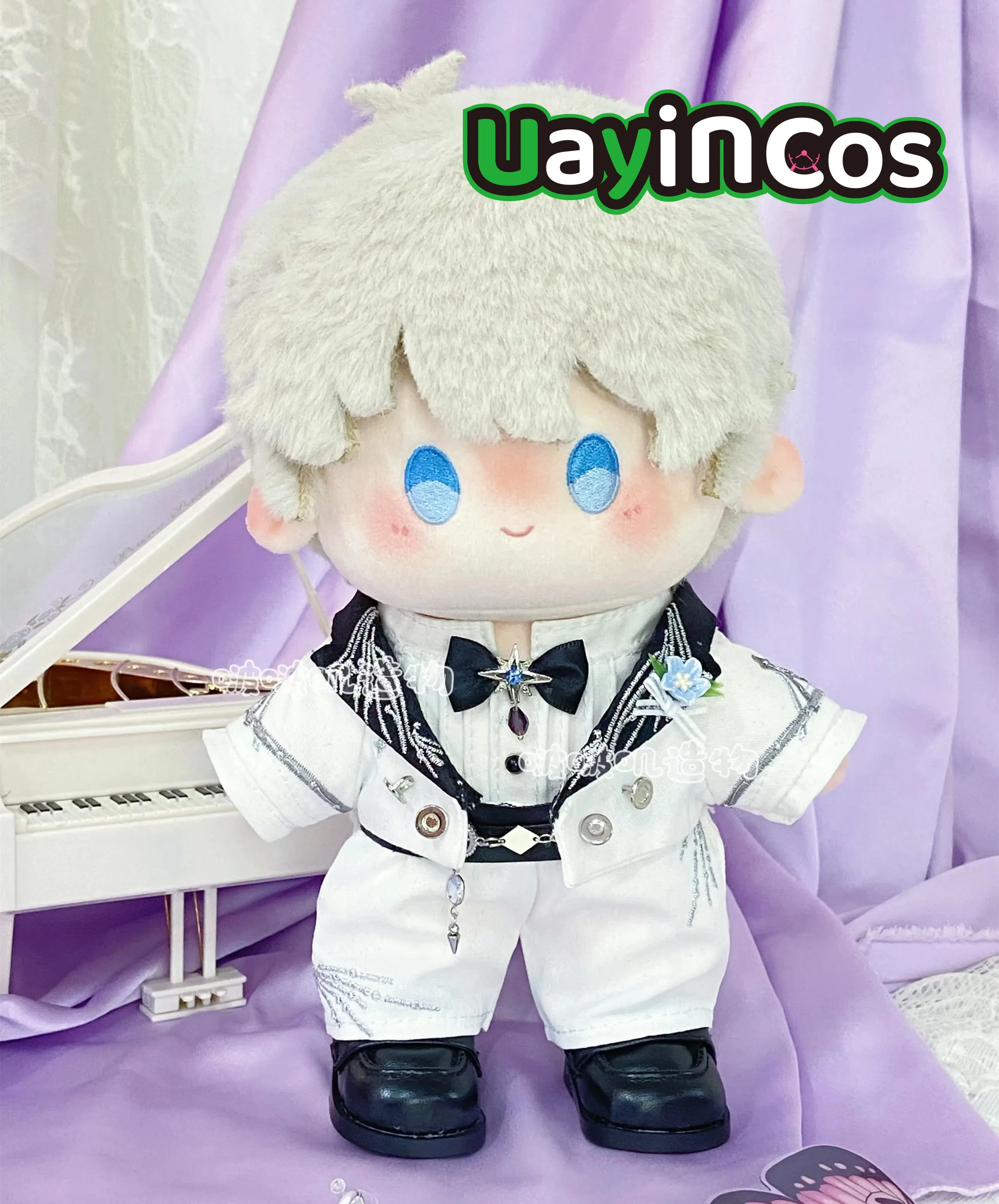 

Xavier 20cm 40cm Doll Clothes Love and Deepspace Xavier Birthday Overcoat Shoe Clothing Suit Stuffed Plushies Doll Anime Toy Kid