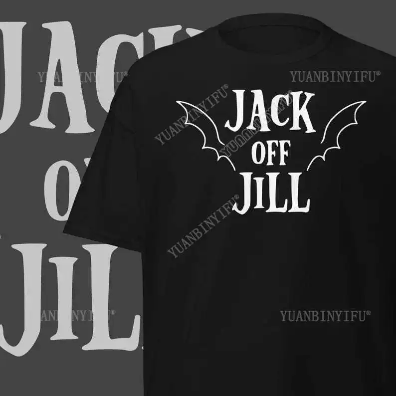 Jack Off Jill T-Shirt Vintage Punk T-Shirts Punk Rock Band Merch Cotton Vintage Round Neck Streetwear Tees Short Sleeve