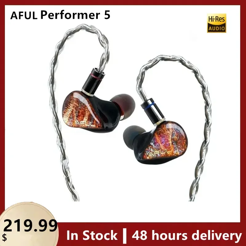 

AFUL Performer 5 1DD + 4BA In-Ear Monitors Earphone 3.5/4.4 Hybrid Drivers IEM Earbuds 0.78mm PK 7hz Timeless SeeAudio Yume 2