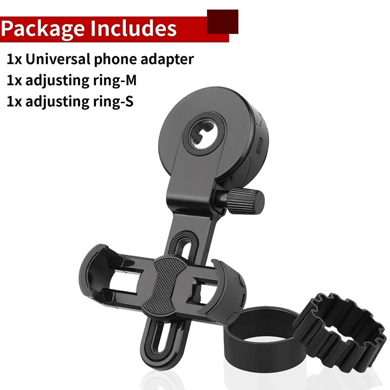 BABP Universal Cell Phone Adapter Mount for Spotting Scope Binoculars Monocular, Fit Almost All Brands Of Smartphones