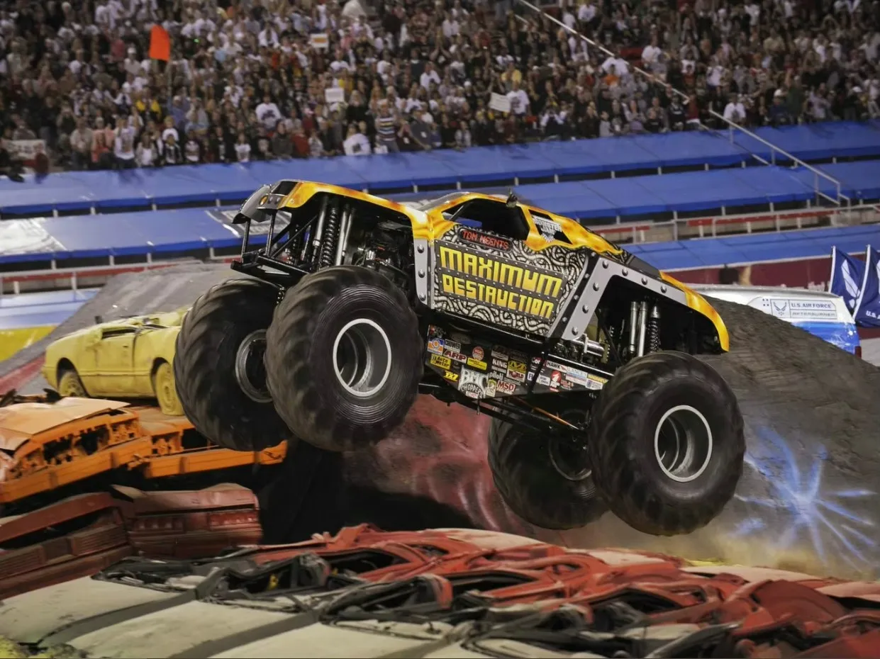 جونسون مونستر سباق السيارات مربى سباق الخلفيات عالية الجودة الكمبيوتر طباعة لوازم الحفلات خلفيات استوديو التصوير الفوتوغرافي